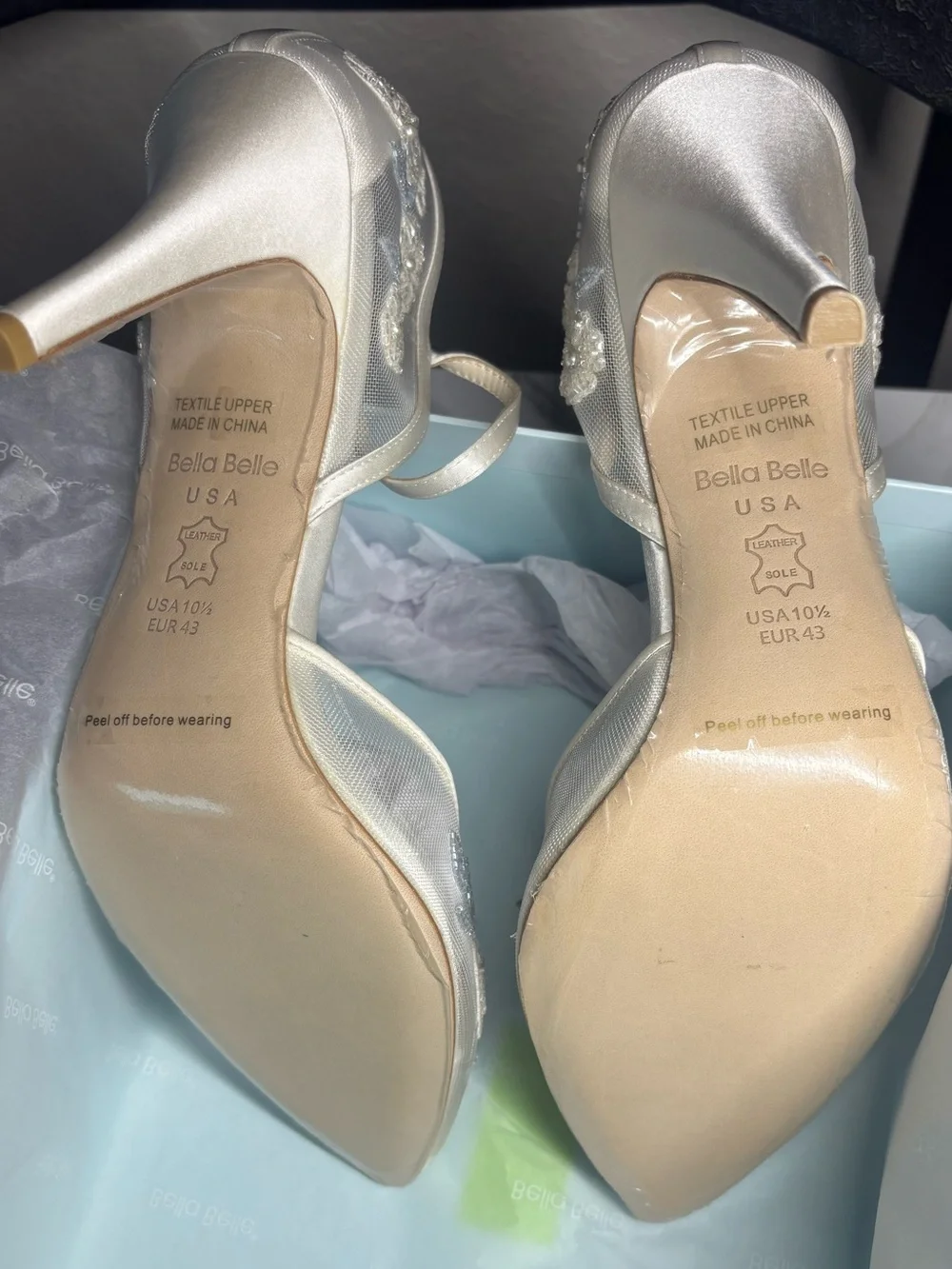 Bella Belle ivory mesh